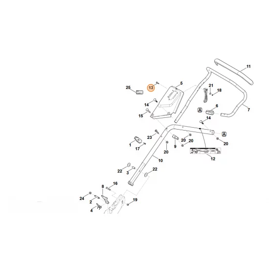 Stihl  Śruba sześciokątna M5x40 9018 318 1090
